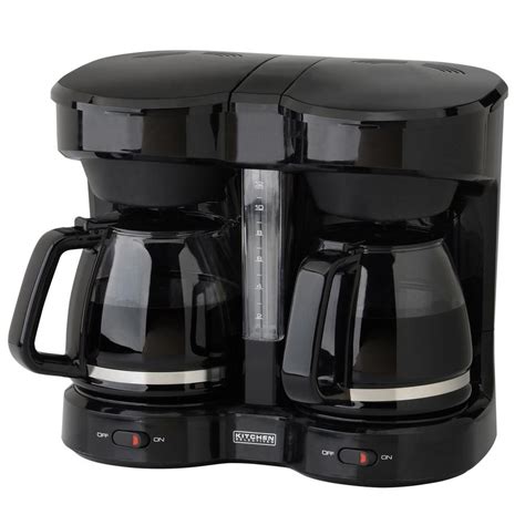 Kitchen Selectives Dual Carafe Coffee Maker-4171 - The Home Depot