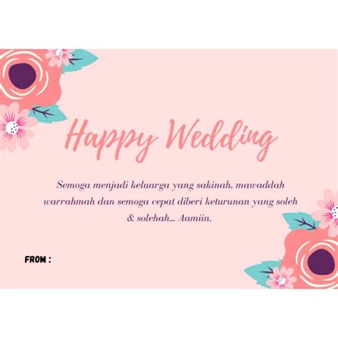 Ucapan Happy Wedding