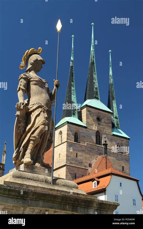 Erfurt Cathedral. Erfurter Dom Stock Photo - Alamy