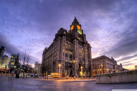 Royal Liver Building, Liverpool, England, United Kingdom Ultra HD ...