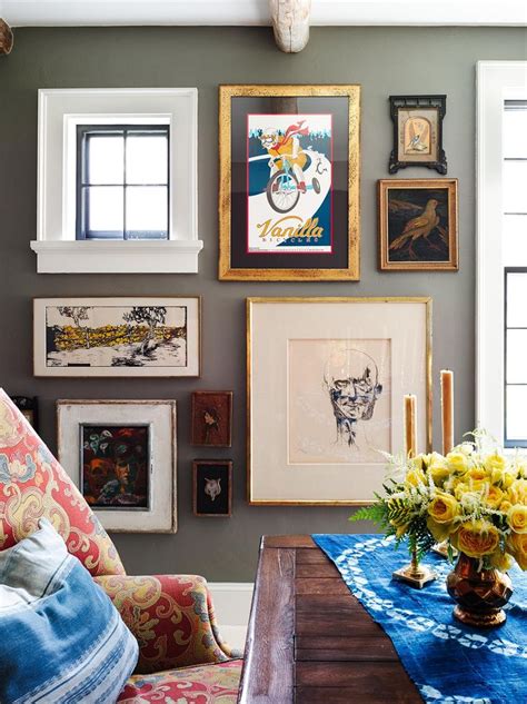 Hang a Gallery Wall in 5 Easy Steps | Wall colors, Colorful interiors ...