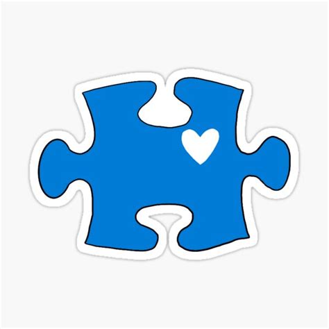 "Autism Puzzle Piece " Sticker for Sale by julesreyn88 | Redbubble