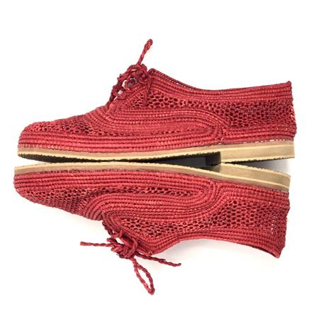 Women's Oxfords. Red Shoes. Vegan Shoes. Handmade Raffia Shoes. Lace Up Shoes. Oxford Shoes ...