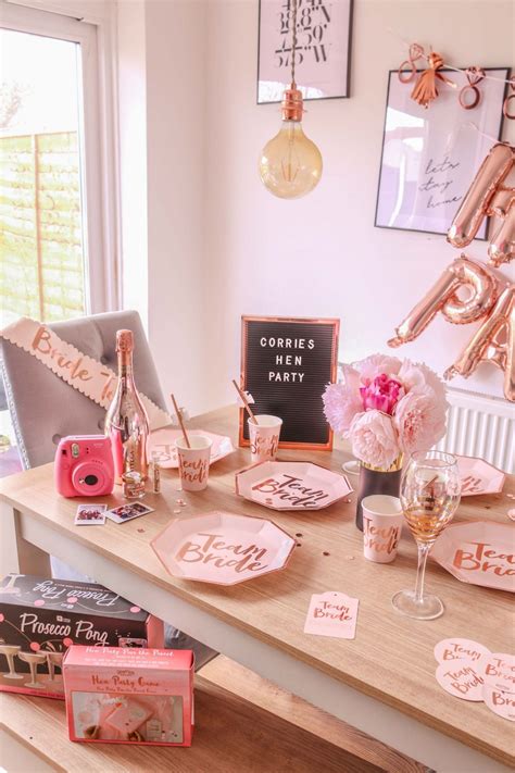 What I Did For My Hen Party & 10 Hen Do Ideas - Corrie Bromfield | Hen party decorations ...