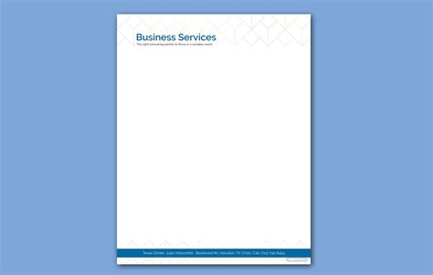 Free Business Letterhead Template | DocTemplates