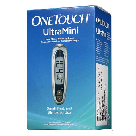 OneTouch UltraMini Blood Glucose Monitoring System - Silver Moon | Glucose Monitor Kits