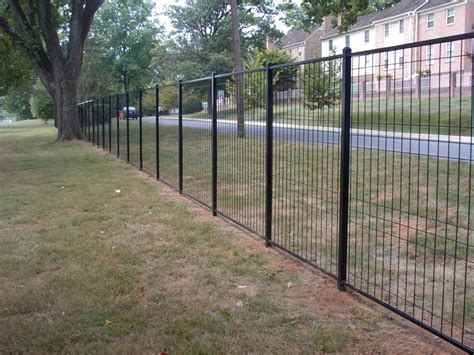 72" high 2 gauge in black Dog Run Fence, Hog Wire Fence, Welded Wire Fence, Farm Fence, Front ...