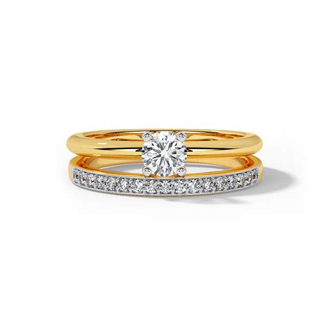 Glow Solitaire Bridal Ring Set | Timeless Solitaire Ring | CaratLane