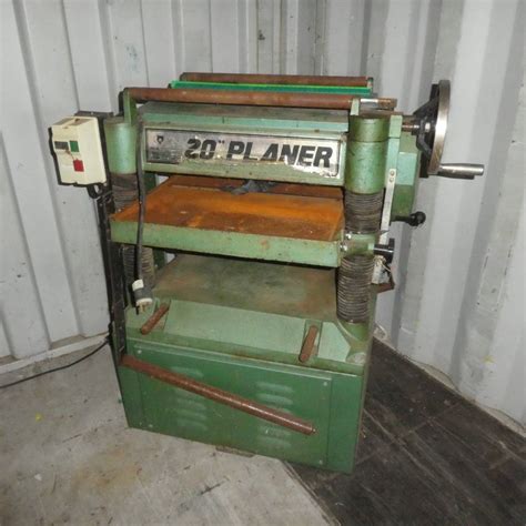 Lot #119 - Vintage Grizzly 20" Planer- Not Tested - NorCal Online ...