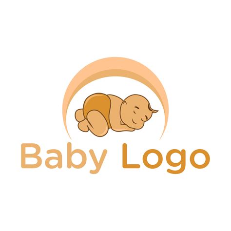 Baby logo vector 17671072 Vector Art at Vecteezy