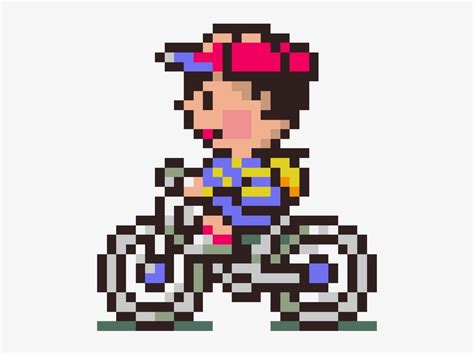 Remake Request - Ness Sprite Gif Transparent PNG - 500x533 - Free Download on NicePNG