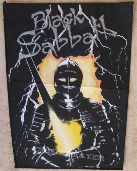 Black Sabbath Neon Knights backpatch | TShirtSlayer TShirt and ...