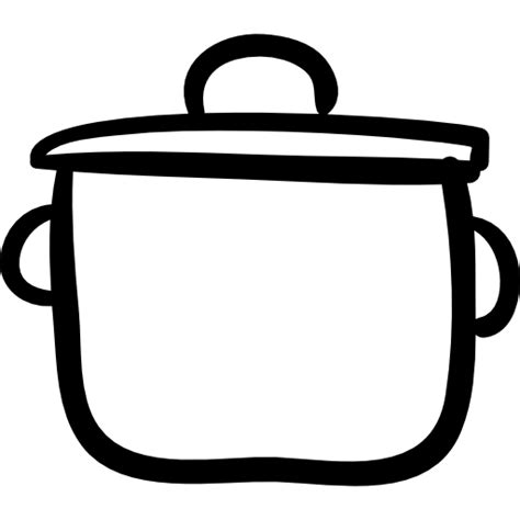 Cooking Pot Clipart Outline