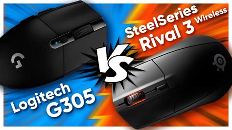 Logitech G305 VS SteelSeries Rival 3 Wireless! - YouTube