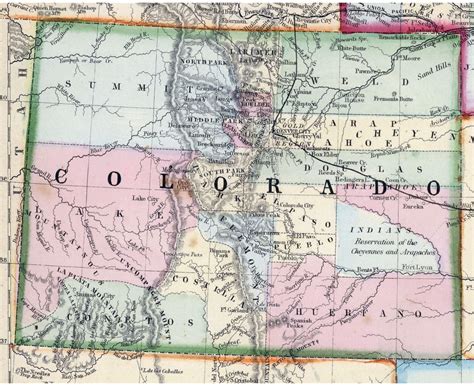 Maps of Colorado | Collection of maps of Colorado state | USA | Maps of ...