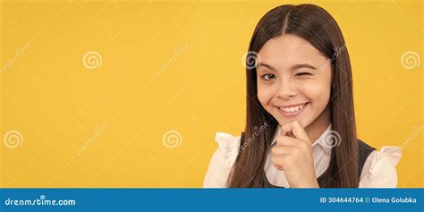 Education Makes You Different. Happy Schoolchild Hold Books. Portrait ...