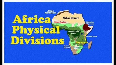 Physical Features Of Africa Map | Best New 2020