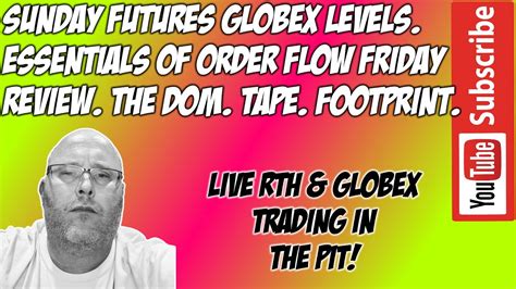 Essentials Order Flow Fall 2022 - GLOBEX Prep and Friday Order Flow Review - The Pit Futures ...