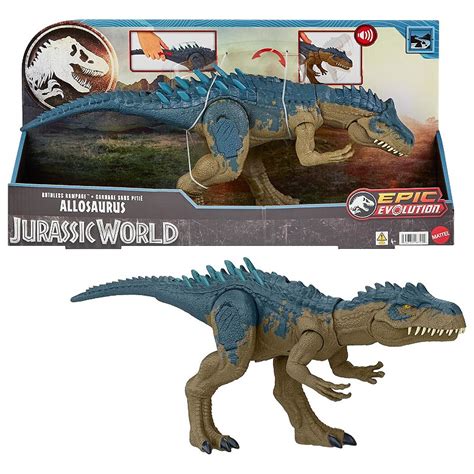 ALLOSAURUS MATTEL JURASSIC WORLD EPIC EVOLUTION MINIATURA DINOSSAURO ...