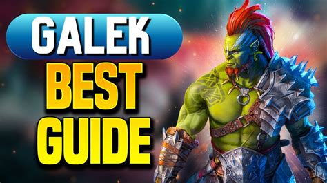 GALEK | BEST BUILD to MAXIMIZE UTILITY & PROGRESSION! - YouTube