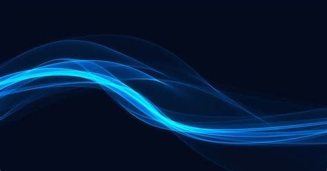 Free Photo | Abstract smooth blue light streak wave background