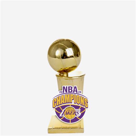 Los Angeles Lakers 2020 NBA Champions Trophy Paperweight FOCO