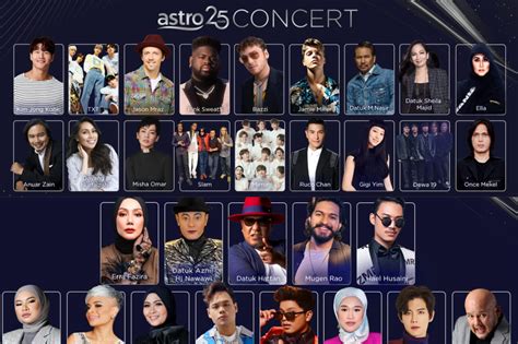 Astro 25 Concert Features A Line-Up Of International & Local Artistes