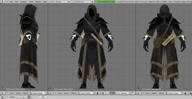 Daedric Mage Armor Vanilla Textures- WIP at Skyrim Nexus - Mods and Community