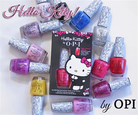 OPI Hello Kitty Collection Swatches & Review : All Lacquered Up