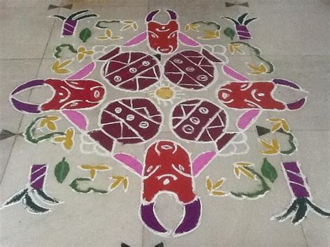 Special Pongal Kolam Designs - Indusladies.com