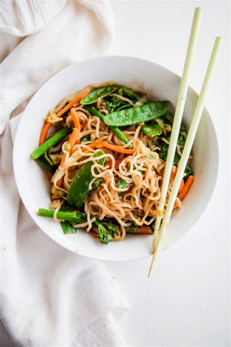 Shirataki Noodles with Almond Butter Sauce (Vegan + Low Carb ...