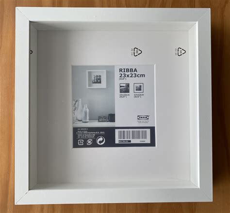 Shadowbox Frame white IKEA RIBBA 9 x 9 | Etsy