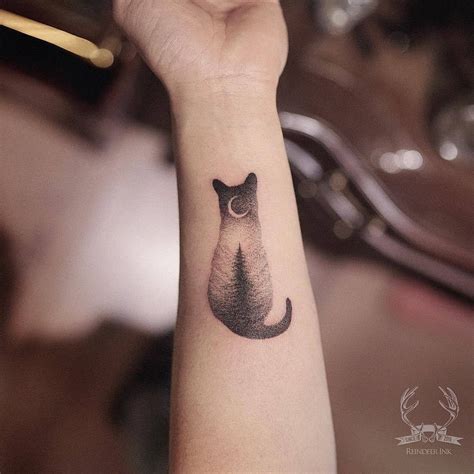 Black Cat Tattoos, Mini Tattoos, Body Art Tattoos, Small Tattoos, Sleeve Tattoos, Tattoos For ...