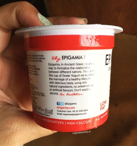 Epigamia Yogurt - Review, Flavors, Price | SugarSpiceNice