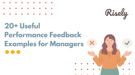 20+ Useful Performance Feedback Examples for Managers - Risely