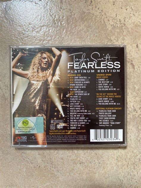 Taylor Swift Fearless Platinum Edition, Hobbies & Toys, Music & Media ...