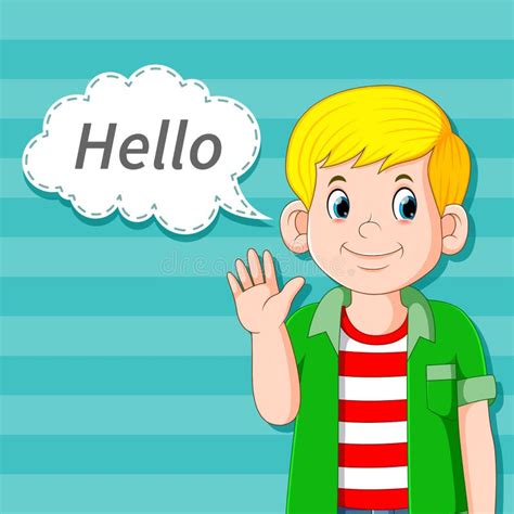 Saying Hello Clipart