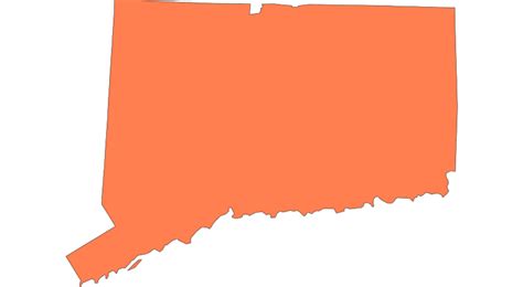 Connecticut State Outline | SVG and PNG Download