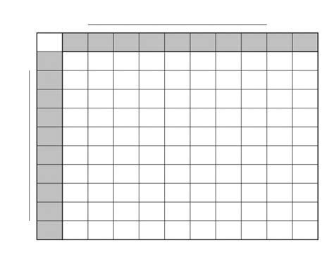 Printable Football Squares | Activity Shelter