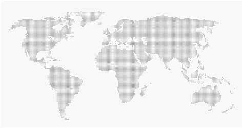 World Map Dots Svg, HD Png Download - kindpng