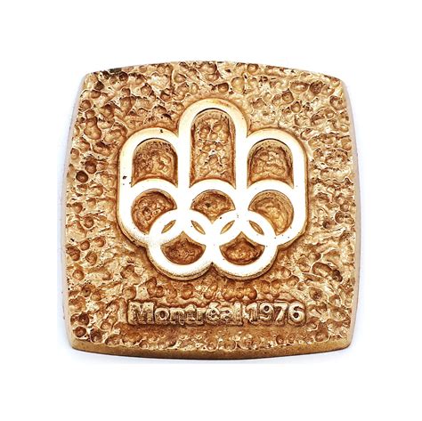 Commemorative table Medal Olympic Games Montreal 1976 - Inspire Uplift