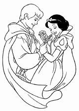 Snow White Princess Simpleton Coloring Page sketch template