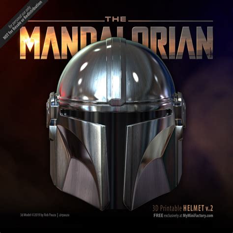 Mandalorian Helmet Outline