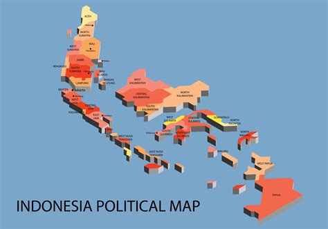 Mappa Isometrica Dellindonesia Mappa Piatta Stilizzata Del Paese Su | Porn Sex Picture