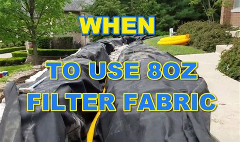 8oz Filter Fabric - French Drain Systems | Curtain Drains | Macomb, Oakland, Lapeer, St. Clair ...