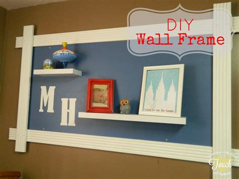 A mommy's life...with a touch of YELLOW: DIY Wall Frame {Tutorial}