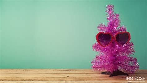 Pink Tree Zoom Background | Download Funny Christmas Zoom Backgrounds ...