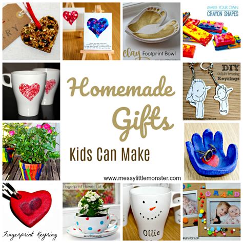 Handmade Gifts Kids Can Make - Messy Little Monster