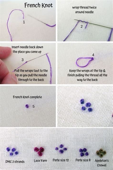 How to Embroidery French Knot - Embroidery Machine World