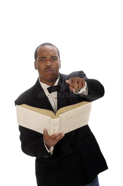 African American Preacher Giving Sermon Stock Image - Image: 6221813